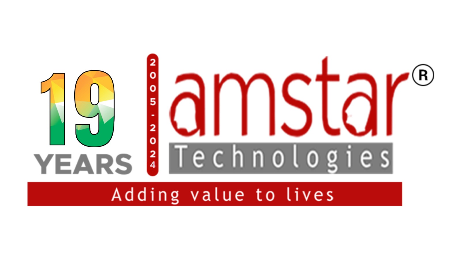 Amstar – 19 years logo